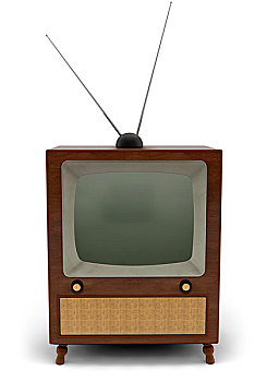 20世纪50年代,电视,读,消息,公告牌