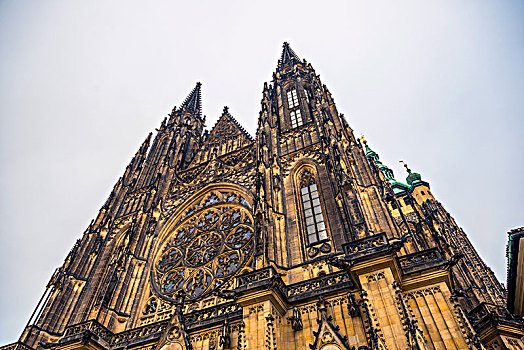 大教堂,布拉格城堡,拉德肯尼,城堡区,布拉格,捷克共和国,欧洲