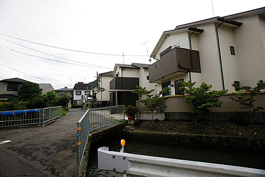 日本,岚山,民居