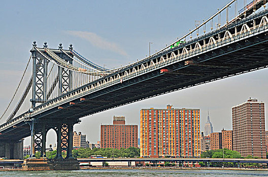 曼哈顿大桥,曼哈顿,纽约,美国,北美