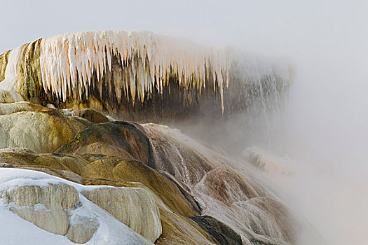 猛玛温泉,冬天