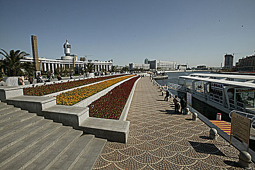 天津站,海河景观