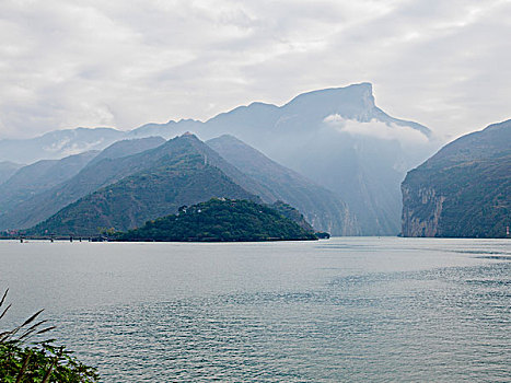 瞿塘峡风光