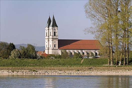 大教堂,多瑙河,下巴伐利亚,德国
