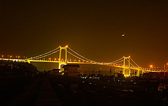 厦门海沧大桥夜色