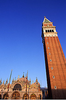 大教堂,塔,威尼斯,意大利