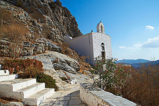 小教堂,岛屿,锡罗斯岛,希腊,欧洲