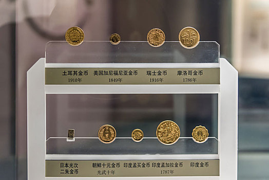 上海博物馆的十八十九世纪各国金币
