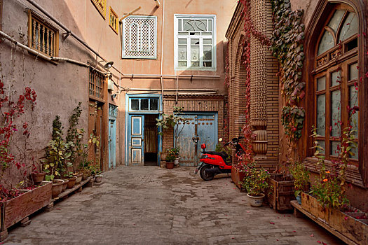 喀什古城街景