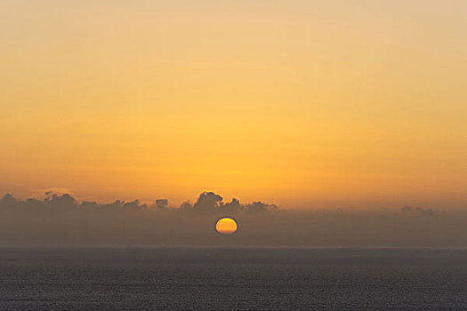 南非,岬角,半岛,落日