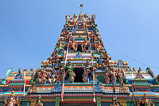 斯里兰卡,加勒,印度教,庙宇