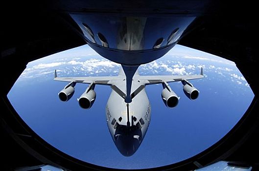 c-17,空运物资,翼,夏威夷,燃料,空气,日本