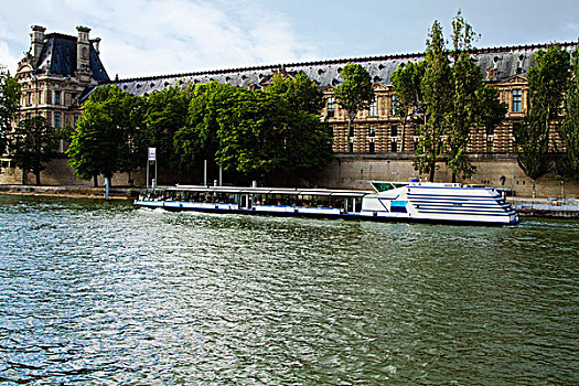 宫殿,河边,卢森堡,塞纳河,巴黎,法国