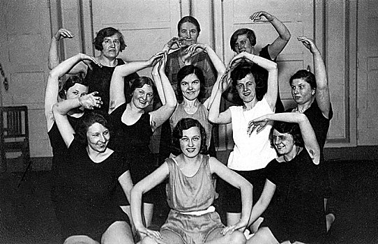 群体,体操,20世纪30年代,德国,欧洲