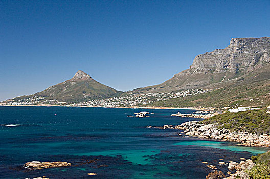 南非,开普敦,坎普斯湾,克利夫顿,区域,后面,头部,地标,岩石构造