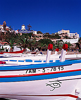 西班牙,安达卢西亚,渔船