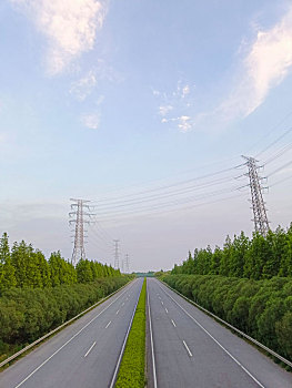 道路绿化,高速公路