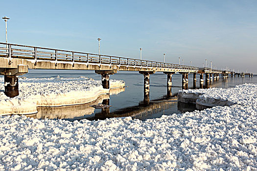 阿尔贝克海滨,冬天