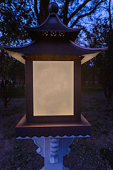 夜色中的北京故宫,紫禁城,宫灯