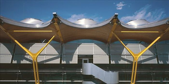 马德里,巴拉哈斯机场,机场,外部,屋顶