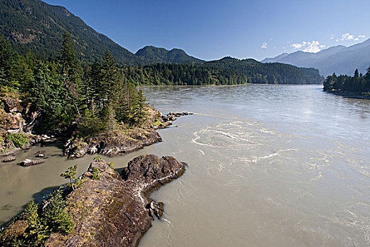弗雷泽河,不列颠哥伦比亚省,加拿大