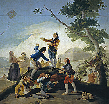 风筝,1778年,艺术家