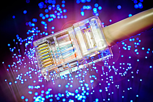 互联网,线缆,玻璃,纤维,高速,宽带,扩大