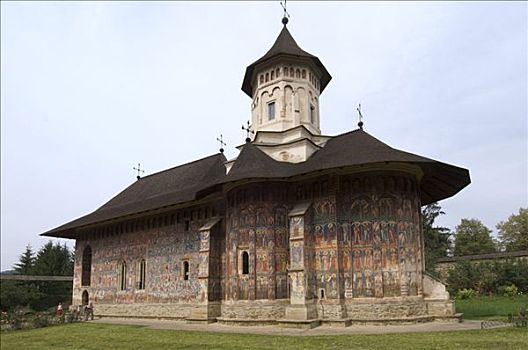教堂,世界遗产,南方,摩尔多瓦,罗马尼亚,欧洲