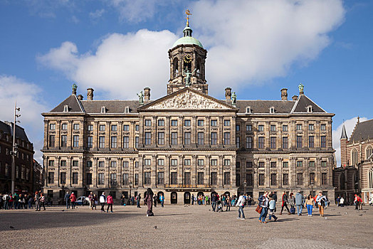 皇宫,阿姆斯特丹,荷兰,欧洲