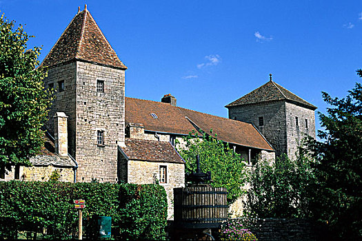 法国,勃艮第大区,城堡,10世纪