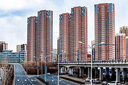 中国长春经济技术开发区城区建筑景观