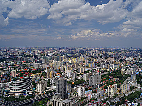 北京城市全景