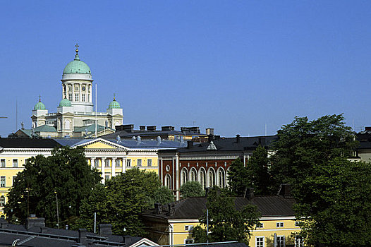 芬兰,赫尔辛基,市区,参议院,大教堂