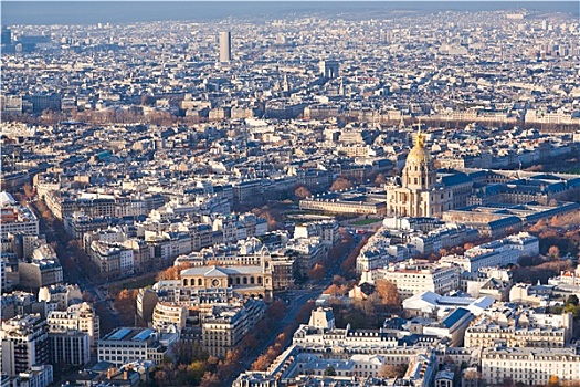俯视,巴黎