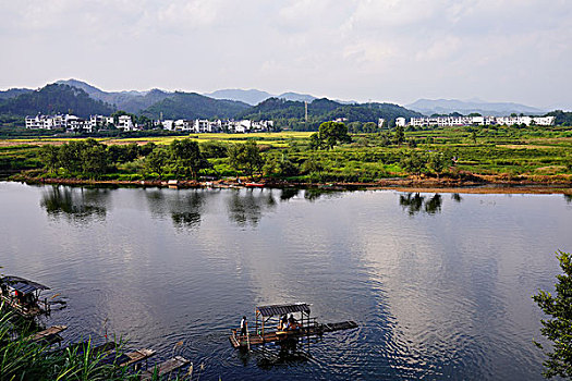 月亮湾,山水,风光,风景,婺源