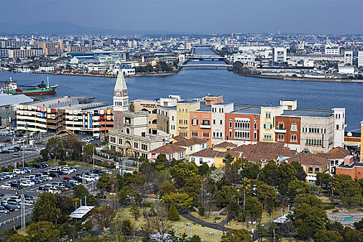 意大利,乡村,港口,名古屋,日本