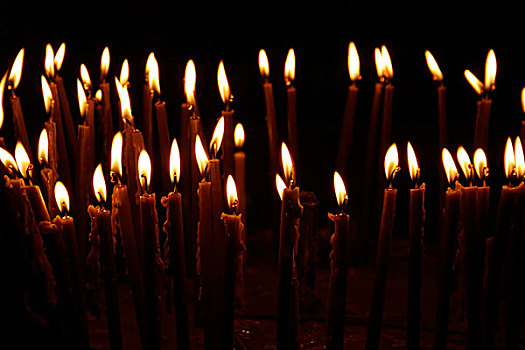 蜡烛,圣诞,教堂,伯利恒,约旦河西岸,巴勒斯坦,以色列