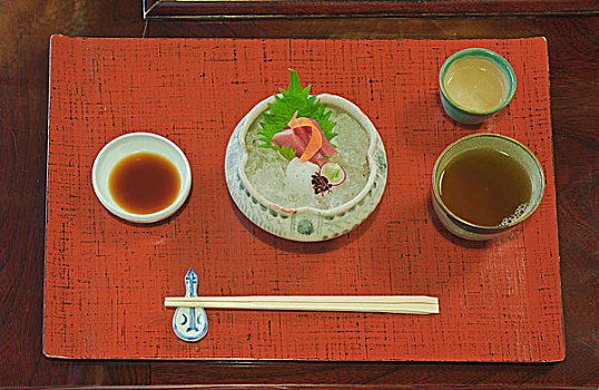 日本,东京,刺身,菜肴,传统,餐馆