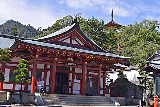 严岛神社,财宝,博物馆,宫岛,广岛,日本