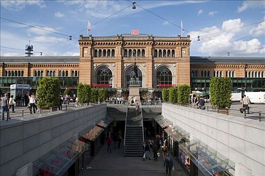 火车站,汉诺威,下萨克森,德国,欧洲