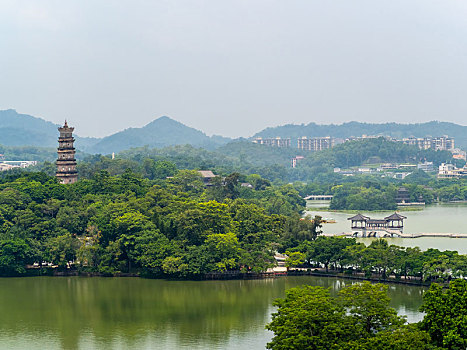 广东省惠州西湖风景名胜区风光