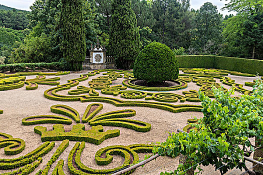 葡萄牙,宫殿,正规花园,大幅,尺寸