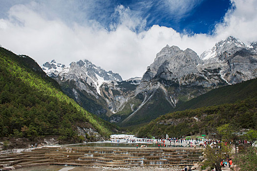 丽江印象雪山云天