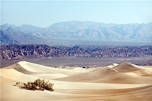 死谷,沙漠,山景