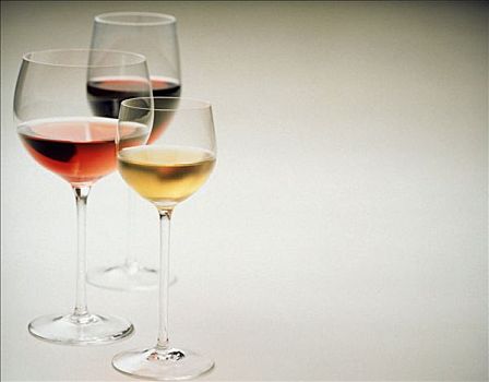 玻璃,玫瑰葡萄酒,红酒杯