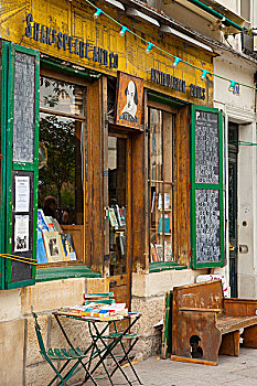 书店,拉丁区,巴黎,法国