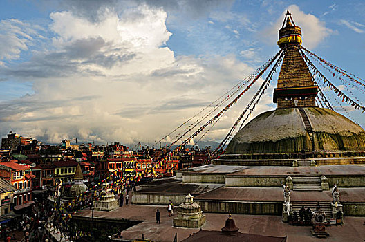 佛塔,浮图纳特塔,尼泊尔