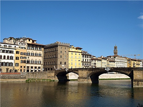 佛罗伦萨,建筑,阿诺河,风景