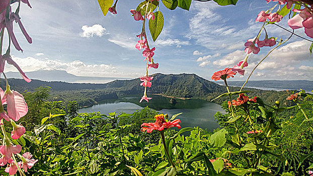 火山,吕宋岛,菲律宾