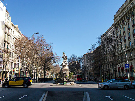 西班牙巴塞罗那街景